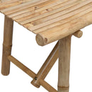 Havebænk Naturfarvet 110 x 45 x 50 cm Bambus