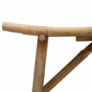 Havebænk Naturfarvet 110 x 45 x 50 cm Bambus