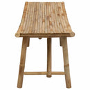Havebænk Naturfarvet 110 x 45 x 50 cm Bambus