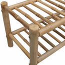 Skostativ med hylde Naturfarvet 68 x 28 x 30 cm Bambus