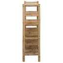 Skostativ med hylde Naturfarvet 68 x 28 x 96 cm Bambus