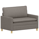 Sofa Sæt 2 stk. Gråbrun Stof