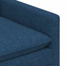 Sofa Sæt 2 stk. Blå Stof