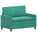 Sofa Sæt 2 pcs Turkis Fløjl