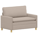 Sofa Sæt 2 stk. Lysegrå Stof