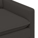 Sofa Sæt 2 stk. Mørkegrå Stof