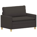 Sofa Sæt 2 stk. Mørkegrå Stof