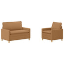 Sofa Sæt 2 stk. Beige Stof
