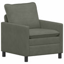 Sofa Sæt 2 pcs Lysegrå Stof