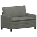Sofa Sæt 2 pcs Lysegrå Stof