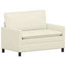 Sofa Sæt 2 pcs Cremefarvet Stof
