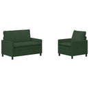 Sofa Sæt 2 pcs Jungle Grøn Stof