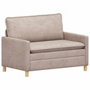 Sofa Sæt 2 pcs Beige Polyester