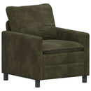 Sofa Sæt 2 pcs Grøn Polyester