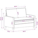 Sofa Sæt 2 pcs Grøn Polyester