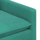 Sofa Sæt 2 pcs Turkis Fløjl
