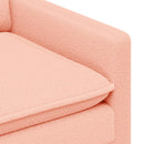 Sofa Sæt 2 stk. Lyserød Stof