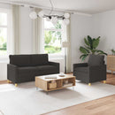 Sofa Sæt 2 stk. Mørkegrå Stof