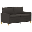 Sofa Sæt 2 stk. Mørkegrå Stof