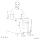 Sofa Sæt 2 stk. Beige Stof