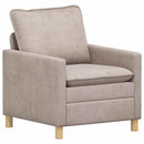 Sofa Sæt 2 pcs Beige Polyester