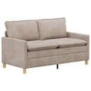 Sofa Sæt 2 pcs Beige Polyester