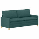 Sofa Sæt 2 stk. Mørkegrøn Stof