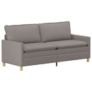 Sofa Sæt 2 stk. Gråbrun Stof