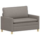 Sofa Sæt 2 stk. Gråbrun Stof