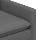 Sofa Sæt 2 stk. Mørkegrå Stof
