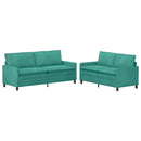 Sofa Sæt 2 pcs Turkis Fløjl