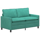 Sofa Sæt 2 pcs Turkis Fløjl