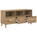 TV-skab med skuffe Artisan eg 102 x 36 x 50 cm Konstrueret træ