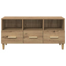 TV-skab med skuffe Artisan eg 102 x 36 x 50 cm Konstrueret træ
