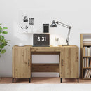 Bord med opbevaring Artisan eg 140 x 50 x 75 cm Konstrueret træ