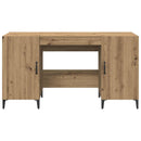 Bord med opbevaring Artisan eg 140 x 50 x 75 cm Konstrueret træ