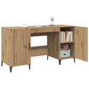 Bord med opbevaring Artisan eg 140 x 50 x 75 cm Konstrueret træ