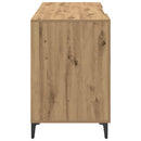 Bord med opbevaring Artisan eg 140 x 50 x 75 cm Konstrueret træ
