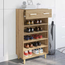 Sko skab med skuffe Artisan eg 60 x 35 x 105 cm Konstrueret træ