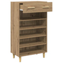 Sko skab med skuffe Artisan eg 60 x 35 x 105 cm Konstrueret træ