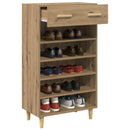 Sko skab med skuffe Artisan eg 60 x 35 x 105 cm Konstrueret træ