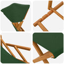 Havestol 4 pcs 3 position Massiv Eucalyptus Træ Grøn
