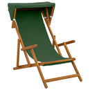 Havestol 4 pcs 3 position Massiv Eucalyptus Træ Grøn