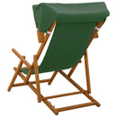 Havestol 2 pcs 3 position Massiv Eucalyptus Træ Grøn
