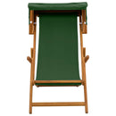Havestol 2 pcs 3 position Massiv Eucalyptus Træ Grøn