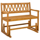 Havestol Gliderbænk Naturfarvet 110 x 59 x 97 cm