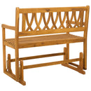 Havestol Gliderbænk Naturfarvet 110 x 59 x 97 cm