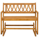 Havestol Gliderbænk Naturfarvet 110 x 59 x 97 cm