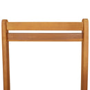 Foldbare Havestole 4 pcs Naturfarvet 40 x 53 x 80 cm