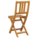 Udendørs Bistro Stole 4 pcs Naturfarvet 40 x 42 x 85 cm